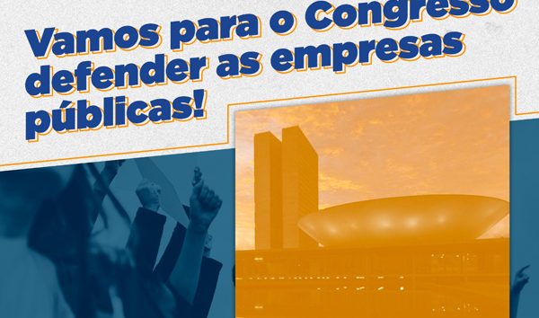  Comitê realiza mobilização no Congresso em defesa das empresas públicas