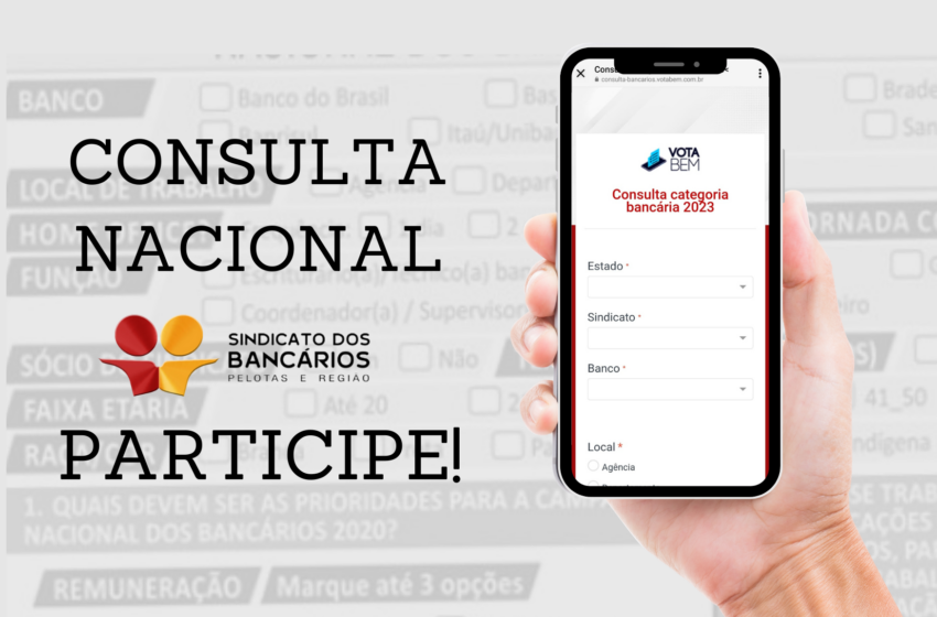  Último dia para participar da Consulta Nacional